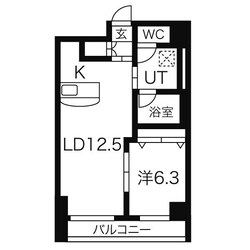 クレア西野の物件間取画像